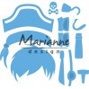 Wykrojniki - Marianne design - Craftables - LR0527 Kim's Buddies pirate