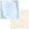 Set of scrapbooking papers - ScrapAndMe - Blossom Blue - 01/02