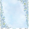 Set of scrapbooking papers - ScrapAndMe - Blossom Blue - 01/02