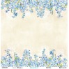 Set of scrapbooking papers - ScrapAndMe - Blossom Blue - 03/04