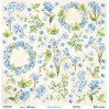 Set of scrapbooking papers - ScrapAndMe - Blossom Blue - 05/06