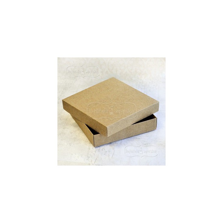 Box for square card 14,5 x 14,5 x 2,7 cm - craft - Latarnia Morska