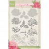 Set of clear stamps - Marianne Design - Tiny's hydrangea - TC0854