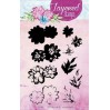 Set of clear stamps - Studio Light - A6 Layered poinsettia - STAMPLS152
