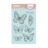 Set of clear stamps - Studio Light - A6 - Butterfly - STAMPSL135