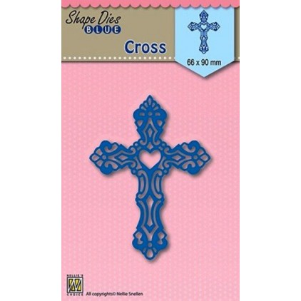 Die-cut- Nellies Choice - Cross - Easter- SDB014