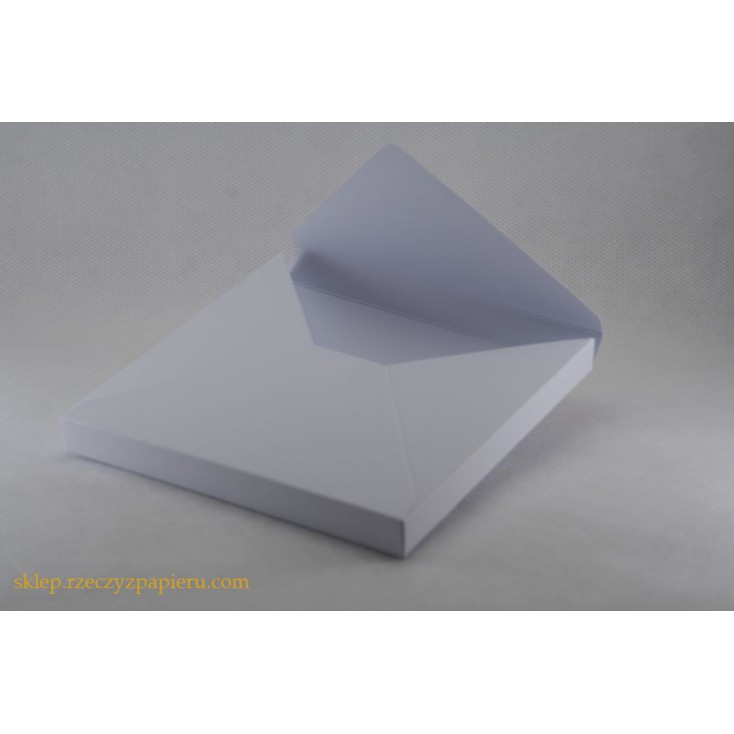 A box for card - 10.5x15x0.6 white - Rzeczy z Papieru