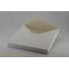 Pudełko/koperta 3D 15x15x1,5 białe - Rzeczy z Papieru