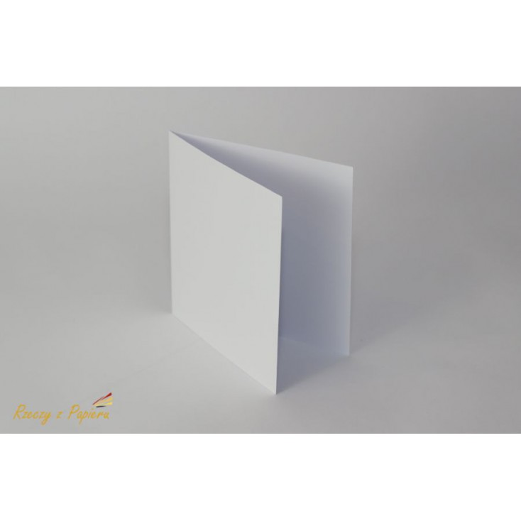 Baza sztalugowa kwadratowa - biała -14 x 14- Rzeczy z Papieru