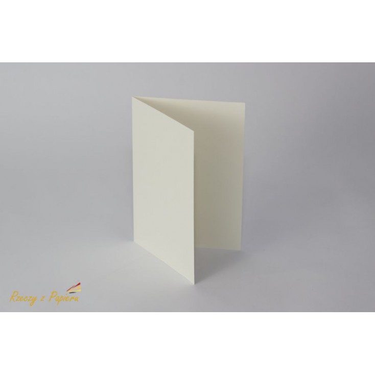 Base for the card vertical - C6 cream- Rzeczy z Papieru