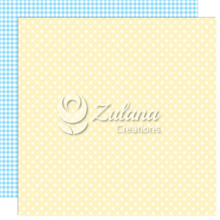 Scrapbooking paper - Zulana Creations - Cute Baby Boy 04