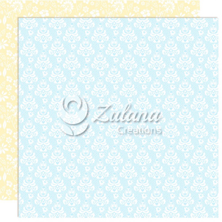 Scrapbooking paper - Zulana Creations - Cute Baby Boy 02
