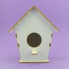 Cardboard element - Crafty Moly - Shed for a 3D bird