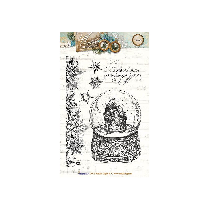 Set of clear stamps - Studio Light - A6 - Winter Memories - STAMWM116