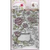 Set of clear stamps - Wild Rose Studio - 14,5 x21 - Antique Roses AS004