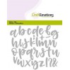 Die cut - CraftEmotions - 115633/0427 - Alphabet handlettering lowercase