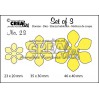 Wykrojniki - Kreatywne kwiaty - Crealies -CLSet23