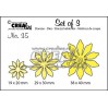 Wykrojniki - Kreatywne kwiaty - Crealies -CLSet35