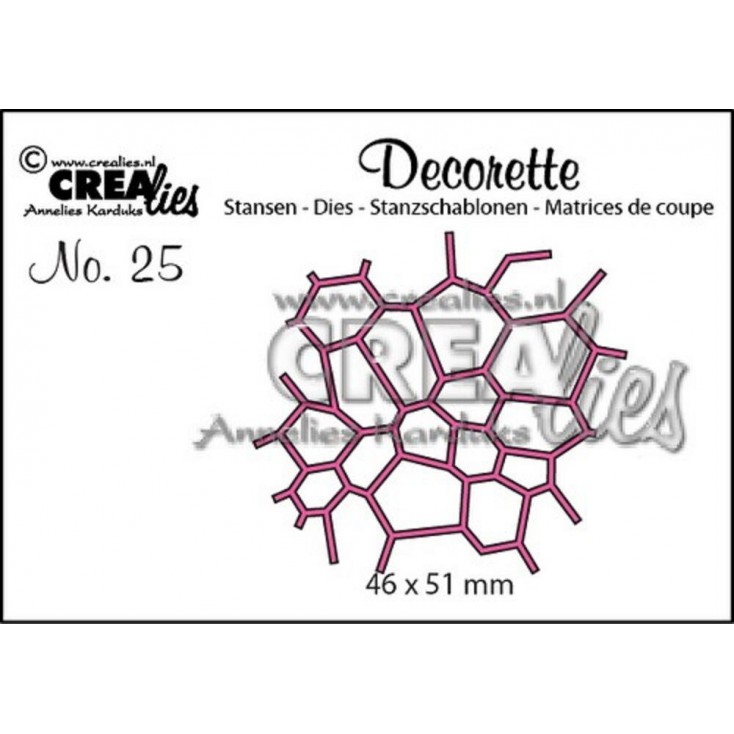 Die - Decorette mosaic - Crealies - CLDR25