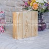 Album base square- Texture - "Pine board with gold"- 20x20x7 cm - Fabrika Decoru