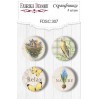 Selfadhesive buttons/badge - Fabrika Decoru - 307 - Botany Spring 1