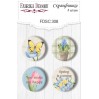 Selfadhesive buttons/badge - Fabrika Decoru - 308 - Botany Spring 2