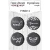 Selfadhesive buttons/badge - Fabrika Decoru - 015