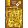 Zestaw papierowych ramek - Fabrika Decoru - złote 39 części