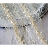 Synthetic lace with roses - widh 4,5cm - vanilla - 1 meter