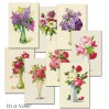 Decorer - Set of mini scrapbooking papers - in a vase