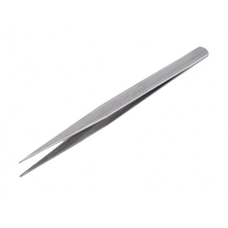 Metal tweezer, straight - 15 cm long