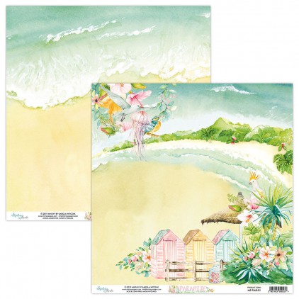 Scrapbooking paper - Mintay Papers - Paradise 01