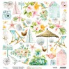 Scrapbooking paper set - Mintay Papers - Paradise