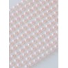 Selfadhesive decorations - half-pearls 4mm - pink seashell