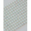 Selfadhesive decorations - half-pearls 4mm -light mint