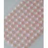 Selfadhesive decorations - half-pearls 6mm - pink seashell
