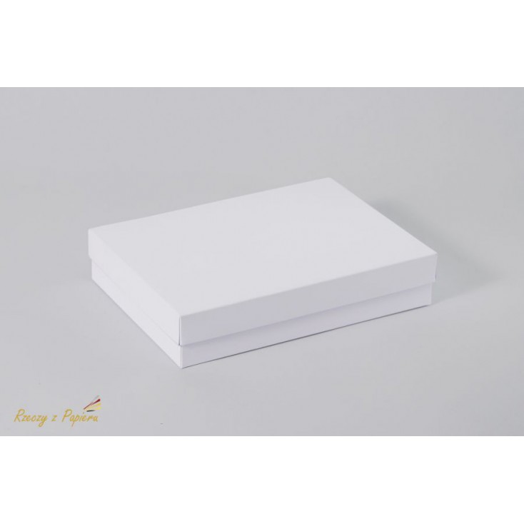 A box for a card C6 full,high 12,4x17,2x3,5 white - Rzeczy z Papieru