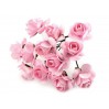 Set of paper flowers - pink - package 144 pcs