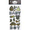 Set of stickers CR42891 - Little Birdie - Baby boy chalk- 20 pcs.