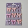 Set of stickers CR34597 - Little Birdie - Pearl Bows Soft touch - 9 pcs.