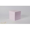 Pudełko exploding box 10x10x10 różowe - Rzeczy z Papieru