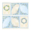 Scrapbooking paper 30 x 30 cm- cover - Blossom Blue - ScrapAndMe