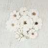 Zestaw papierowych kwiatów - Symphony Flower White