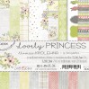 CC-ZPM-LPG-24A Set of papers 15 x 15 cm - Lovely Princess - Craft O clock