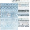 CC-ZPA4-CTS-27 Set of papers A4 20,3 x 30,5 cm - Carols in the snow- Craft O clock