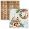 MT-HFC-07 Set of papers 30 x 30 cm - HOME FOR CHRISTMAS - Mintay papers