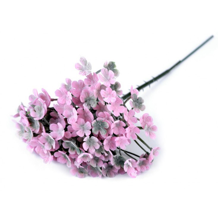 Mini pink hydrangea, artificial