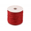 Waxed twine - red strawberry - one spool