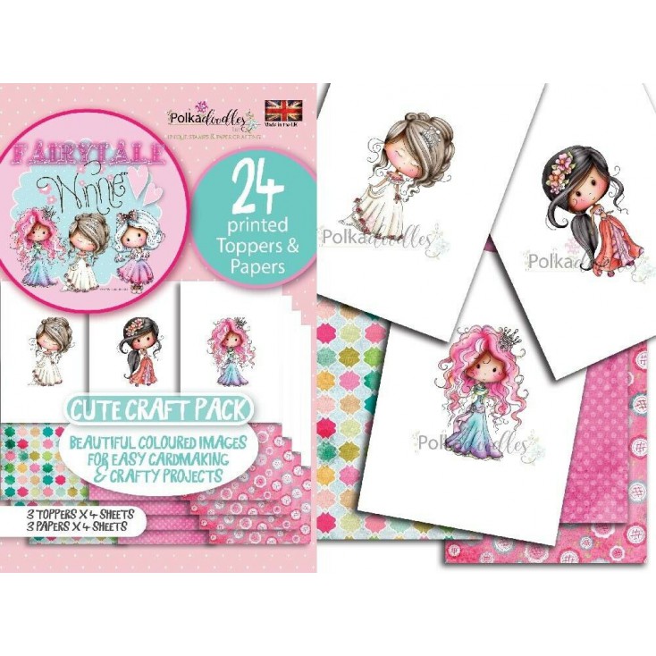 PD7926 - Winnie Princess Fairytale Mini craft Pack - Polka doodles Ltd.