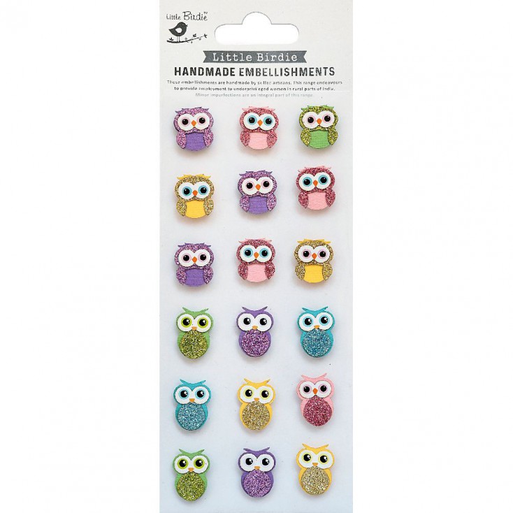 CR78685 Owls - Stickers set - Little Birdie